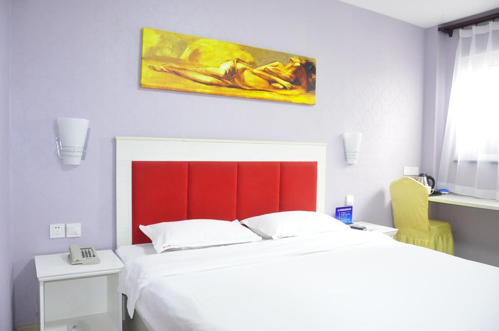 Super 8 Hotel Beijing Shijingshan Jiujiuyuan Kamer foto