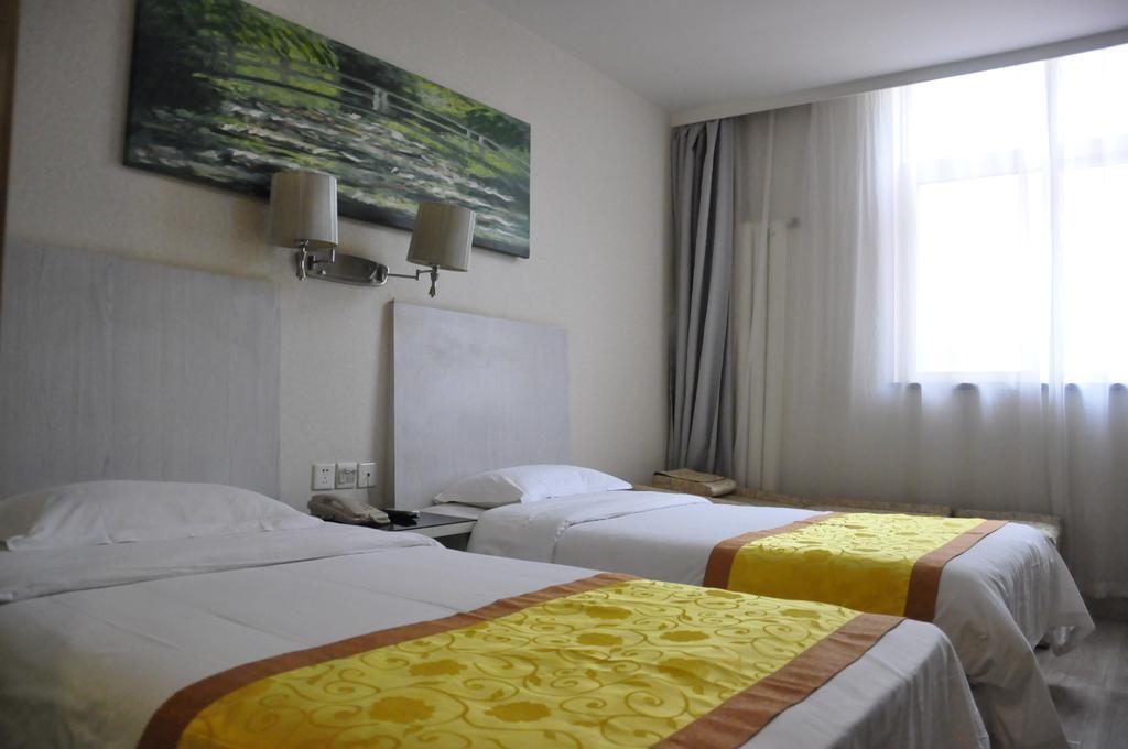Super 8 Hotel Beijing Shijingshan Jiujiuyuan Kamer foto
